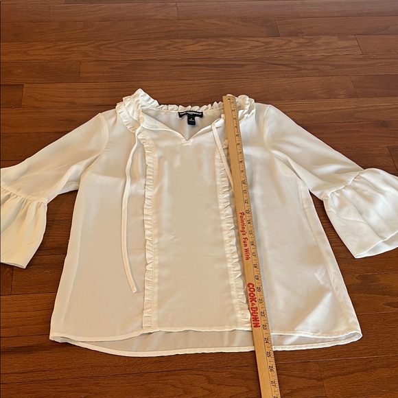 Karl Lagerfeld White Ruffle Blouse - Picture 4 of 8